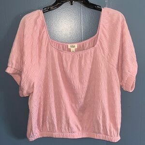 🌸a.n.a Square Neck Top•L•Pink